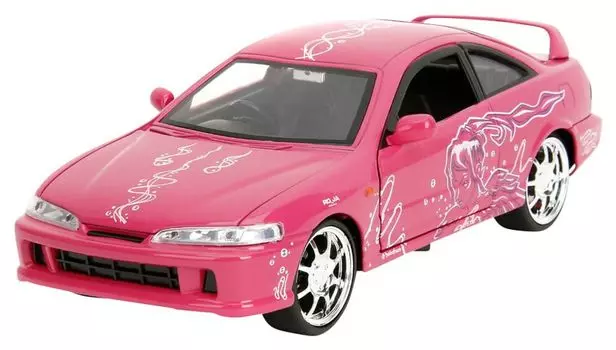 Jada Toys Fast Furious Series Acura Integra Sookie Honda Graphic Готовый продукт JADA35876 и 1/24 F&F (Миа)