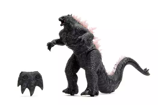 Jada Toys Godzilla X Heat Ray Breathless Godzilla Пульт дистанционного управления Фигурка Kong [Товар]