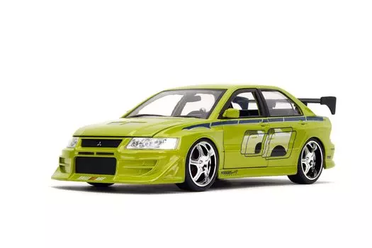 Jada Toys Jadatoys Fast Furious Mitsubishi Lancer Evolution VII модель автомобиля и литье под давлением 1/24 (Эволюция ЛЭН)