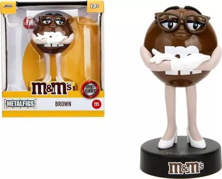 JADA TOYS Коричневая металлическая фигурка 4 дюйма литая под давлением внутренняя витрина M&M s M&M s [Товар] коричневый