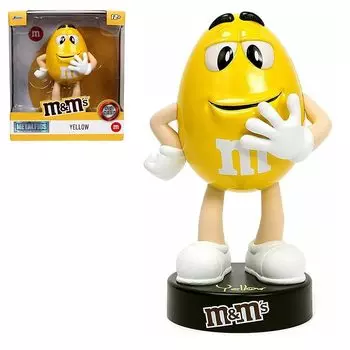 JADA TOYS M&M s желтые металлические фигурки M and M s 4 дюйма литой внутренний дисплей [продукт]