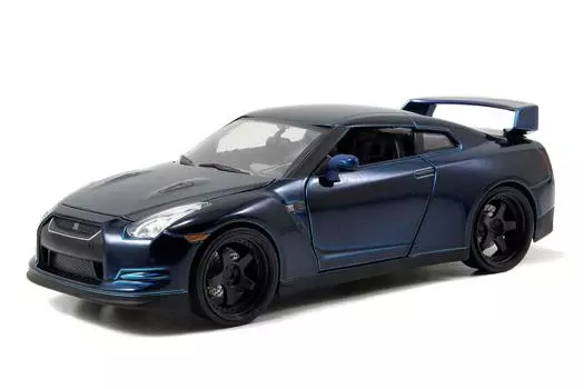 jada toys mini car R35 1/24 FAST&FURIOUS BRIAN S2009NISSAN GT-R [item] тёмно-синий