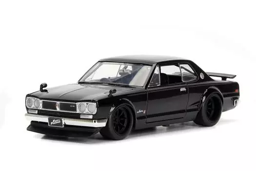 JADA TOYS Mini Car Size Nissan Skyline Fast Furious Hakosuka 1/24 FAST&FURIOUS Brian s 2000GT-R &