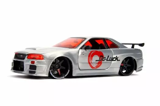 JADA TOYS Мини-машинка 20th ANNIVERSARY 2002 Nissan Skyline 20th Anniversary Series 1/24 GT-R (Р34)