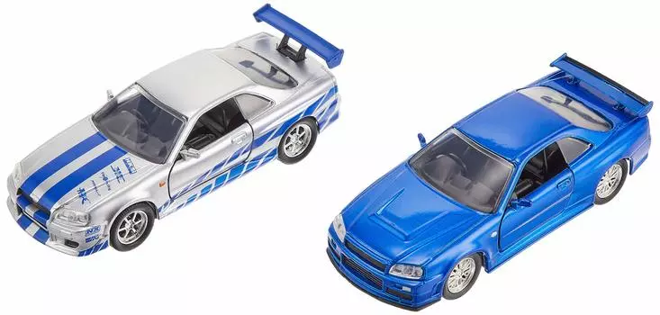 JADA TOYS Мини-машинка размера FF Nissan Skyline SV BL 26062 1/32 Brian s GT-R &