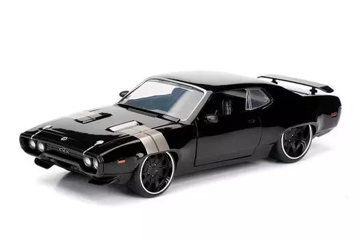 JADA TOYS Миниатюрная машинка Plymouth GTX Fast Furious ICE BREAK 1/24 FAST&FURIOUS Dom s & чёрный