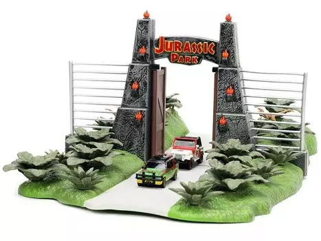 JADA TOYS Nano Scene Юрский парк диорама Jeep Explorer NANO 34244 Wrangler/Ford [Предмет]