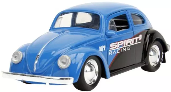Jada Toys Punch Series 1959 VW Beetle RACING with Boxing Gloves Finished Product Buggy/Slugbug 1/32 Blue/Black/SPIRIT
