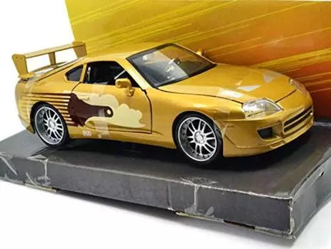 Jada TOYS SCALE FAST И THE Jada TOYS масштаб и домкраты Toyota 124 THE FURIOUS 124 Fast Furious Slap Supra