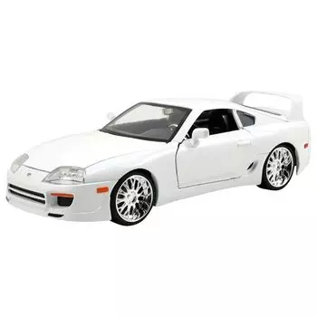 Jada Toys серия форсаж 1/24 F&F7 toyota supra белый (Брайан) Готовый продукт JADA97375