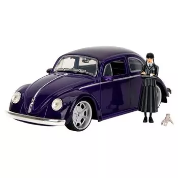 Jada Toys серия HOLLYWOOD RIDES 1/24 семейка Аддамс 1959 VW Beetle среда и рука С фигуркой Готовый продукт JADA35131