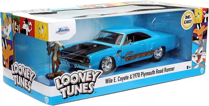 Jada Wile E Coyote 1970 Plymouth Road Runner Looney Tunes &