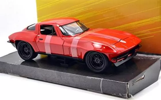 JadaTOYS FAST AND THE FAST 8 Fast Furious ICE BREAK CHEVROLET JadaTOYS Scale FAST AND THE CHEVROLET 98298 124SCALE THE FURIOUS & LETTY S CORVETTE красный