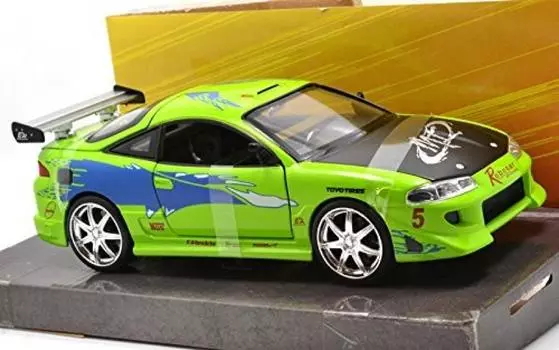 JadaTOYS FAST AND THE MITSUBISHI JadaTOYS scale и Mitsubishi 124SCALE THE FURIOUS Brian s ECLIPSE 124 Fast Furious Brian Eclipse [Предмет] красный