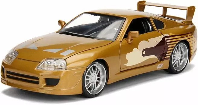 JADATOYS Fast Furious литой автомобиль SLAP TOYOTA SUPRA 124 & JACK S [Предмет]