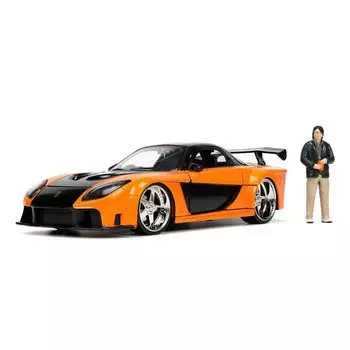 JADATOYS MAZDA Veilside Fast and Furious Mini Car 124 F&F HAN S RX-7 с HAN