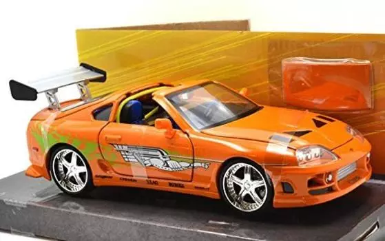 JadaToys TOYOTA JadaToys Toyota 124scale ФОРСАЖ BRAIAN S SUPRA (ОРАНЖЕВЫЙ) 124scale Форсаж Брайан СУПРА (оранжевый) [Элемент] оранжевый