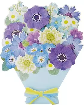 Jade Shikishi Blue Bouquet P91016 Standard [Санрио] (Маленький) YG16-1