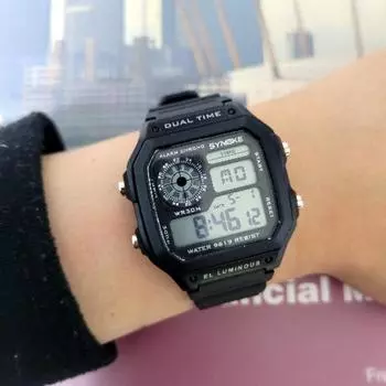 Jaejae Factory Soldier Спортивные водонепроницаемые электронные наручные часы Военный армейский подарок, популярные корейские часы