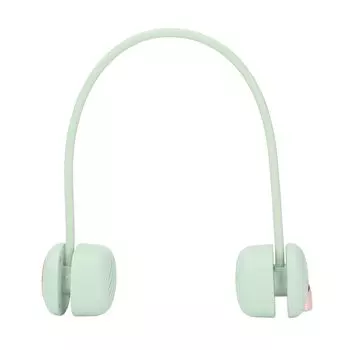 Jaerb Подвесной шейный портативный уличный динамик HiFi Модный Легко складывающийся Удобный для бега динамик, Hands-Free (Светло-зеленый)