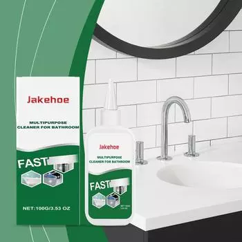 JAKEHOE Многоцелевое чистящее средство для ванной комнаты Очиститель жира для ванной Мягкое чистящее средство для удаления пятен и жира с пола 100ml