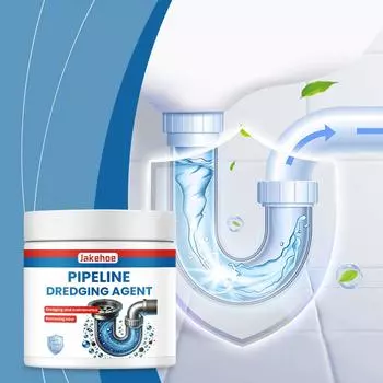 JAKEHOE Средство для прочистки труб Бытовая техника для кухни и ванной комнаты Дезодорант Освежитель Чистка Удаление пятен в трубах Очиститель 200g