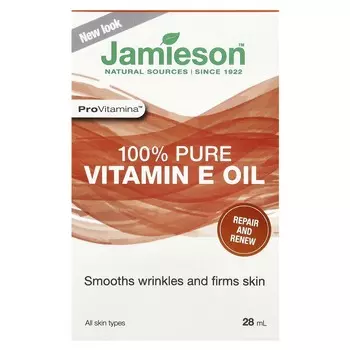 Jamieson Vitamins, 100% чистое масло витамина Е, 28 мл