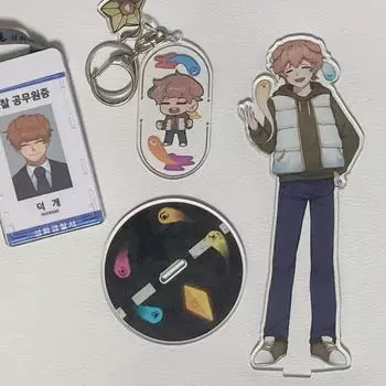 Jamwon Deokgae Misuban Civil Service Card Acrylic Keyring