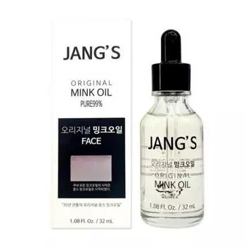 Jang s Original Mink Oil Увлажняющее средство для лица, увлажняющее сухую кожу, склонную к акне, 32 мл, 1 шт.