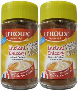Japan Coffee Trade Le Roux Instant Chicory 100g x2 bottles