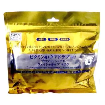 Japan Grand Champagne Professional Facial Care Mask Vitamin 4 30 шт. Маска для лица (Четырехместный)