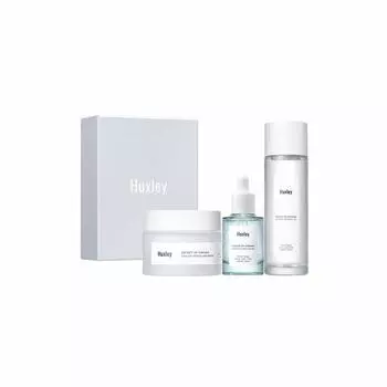 Japan Hydration Trio Serum Масло кактуса Экстракт кактуса Увлажняющий уход Корейская косметика [Официальный Huxley] (Лосьон + + Крем)