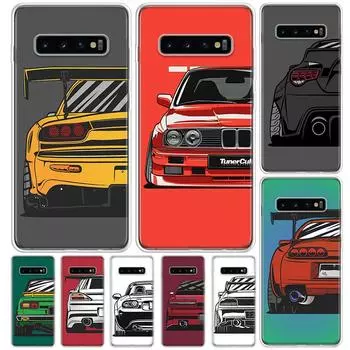 Japan JDM Sports Cars Comic Cover For Samsung Galaxy S22 Ultra S21 Plus S20 FE S10 Lite Phone Case S10E S9 S8 + S7 Edge S6 Print Samsung S10