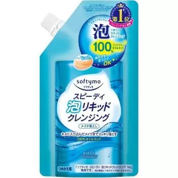 Japan Kose Softimo Speedy Foam Жидкая очищающая пена Сменный блок 180 мл