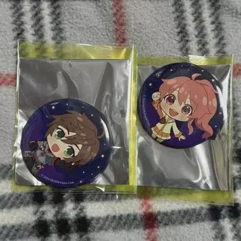 Japan Mabinogi 2 Can Badges + 2 Can Badge Covers Set/ Marie Alter