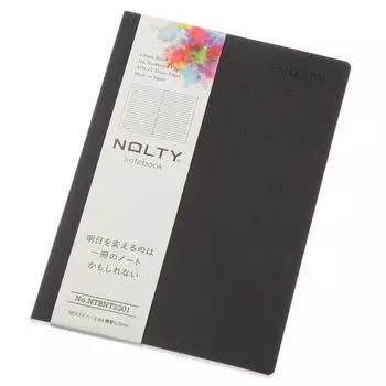 Japan Management Association Management Center Efficiency NOLTY Notebook B6 Horizontal Ruled Black NTBNT2301