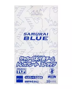 Japan National Soccer Team Trading Card Plate Strap BOX