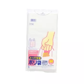 Japan Sanipak (SANIPAK) garbage bag trash can accessories white translucent M YT18