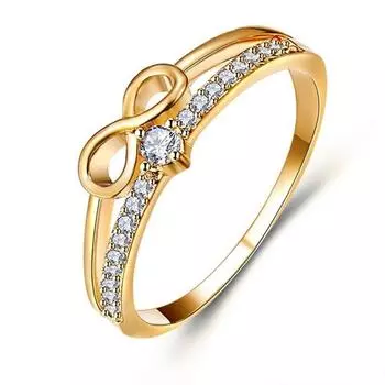 Japanese Agete Style Jewelry, Women S Digital 8-Character Unlimited Rose Gold-Plated Engagement Wedding Ring 6