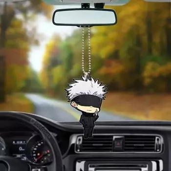 Japanese Anime Fun Acrylic Character Hanging Ornament For Car Decoration Backpack Accessory And Home Aromatic Decor 1