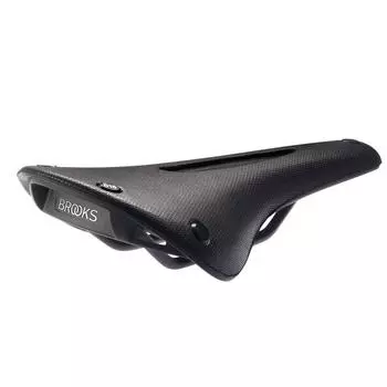 Japanese BROOKS Bicycle Saddle Cambium ALL WEATHER Perforated C15 CARVED [Genuine Product] [CAMBIUM] чёрный