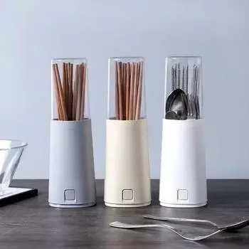 Японский держатель для палочек для еды, ящик для хранения столовых приборов с крышкой, ящик для столовых приборов, стойка для слива пыли, держатель для палочек для еды, кухонные принадлежности для сушки точильных лезвий абрикосовый