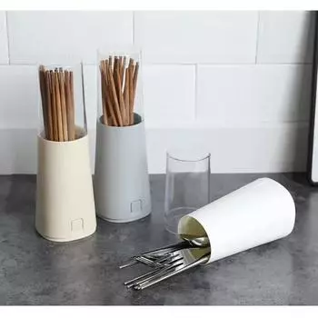 Японский держатель для палочек для еды, ящик для хранения столовых приборов с крышкой, ящик для столовых приборов, стойка для слива пыли, держатель для палочек для еды, кухонные принадлежности для сушки точильных лезвий абрикосовый