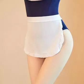 Японский милый костюм горничной, сексуальный костюм горничной с подкладкой на груди, пижама, дразнящее боди, комплект домашней одежды one size fits all