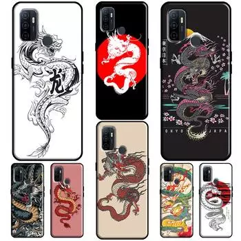 Чехол для телефона в японском стиле дракона для OPPO A52 A72 A83 A91 A5 A9 A53 A31 2020 F5 F7 Reno 4 Pro 2Z A5S A1K A15 OPPO A1K