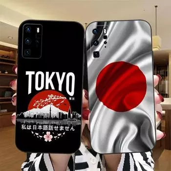 Japanese Flag Phone Case For OPPO Reno 6 Pro 7 Find X3 Neo A55 X5 A54 A16 A57 K9 K9S A92 A93 A74 A94 Back Cover OPPOA16