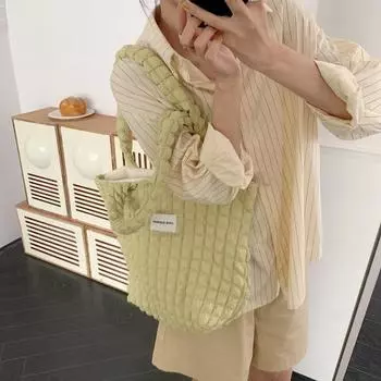 Японский иностранный газовый пузырь облако цветок сумка через плечо жилет сумка студентка простая сумка холщовая сумка