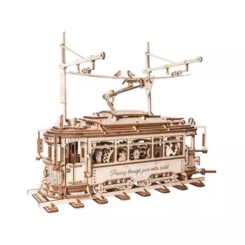 Japanese instruction manual Robotime Moving 3D Wood Puzzle Series City Tsukurunsu® [Official sales/Japanese included] (Classic Tram)