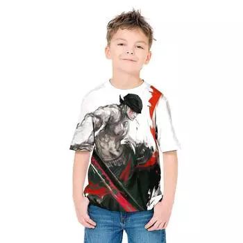 Japanese Kids T Shirt Anime Family Tees Short Sleeved 3D Digital Printed Men s Women s Adult Children s T-shirt Anime XS