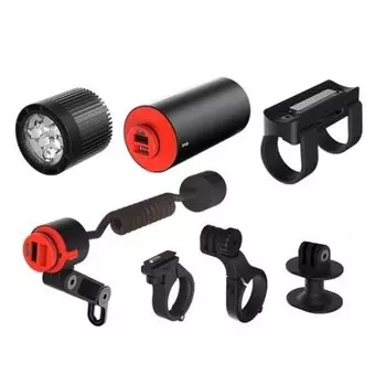 Japanese KNOG Bicycle Light Power Mountain Kit MOUNTAIN Front Light 2000 Lumens 3 Types of Mounts Included Waterproof USB Rechargeable 365g [Genuine